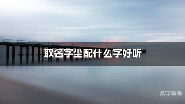 取名字尘配什么字好听 带尘字独特好听的男孩名字