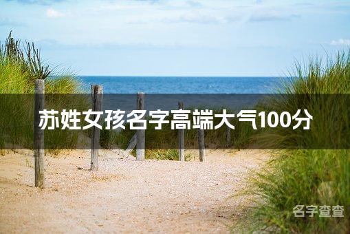 苏姓女孩名字高端大气100分(精选美名)