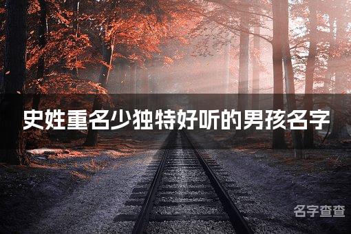 史姓重名少独特好听的男孩名字