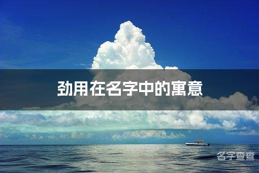 劲用在名字中的寓意_劲字取名最佳搭配男宝宝名字