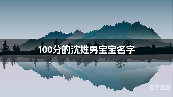 100分的沈姓男宝宝名字 名字测分沈姓取名