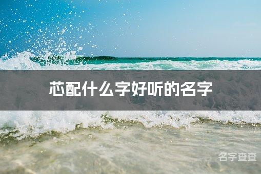 芯配什么字好听的名字_芯字取名最好听的男宝宝名字